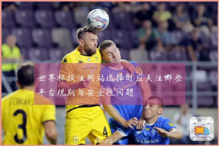 世界杯投注网站选择时应关注哪些平台规则与安全性问题
